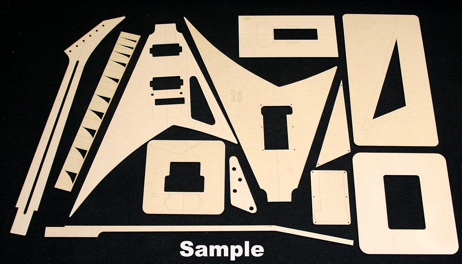 Electric Guitar Routing Template - '51 BASS