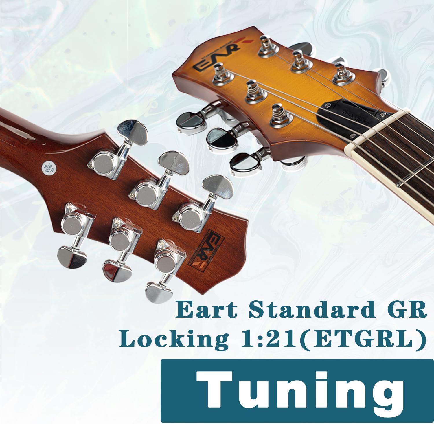 EART EGLP-620 6 String Solid Full-Size Electric Guitar,Full-Size 39 Inch Roasted Mahogany Stainless Steel Frets India Rosewood Fingerboard