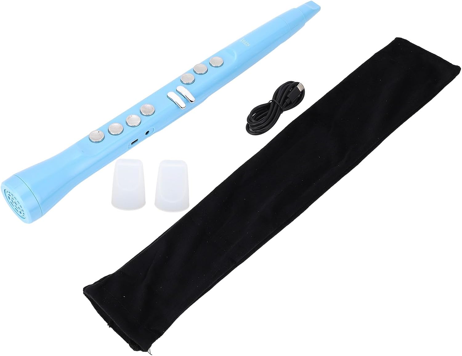 Electronic Wind Instrument,Portable Electric Wind Instrument,4 Octaves Bluetooth LCD HD Display Electronic Saxophone Blowpipe