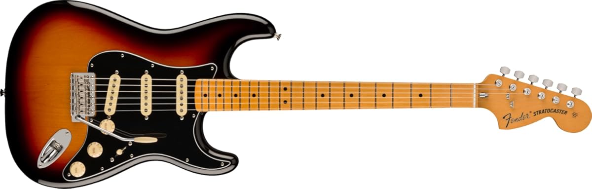 Fender Vintera II '70s Stratocaster Electric Guitar - 3-color Sunburst with Maple Fingerboard