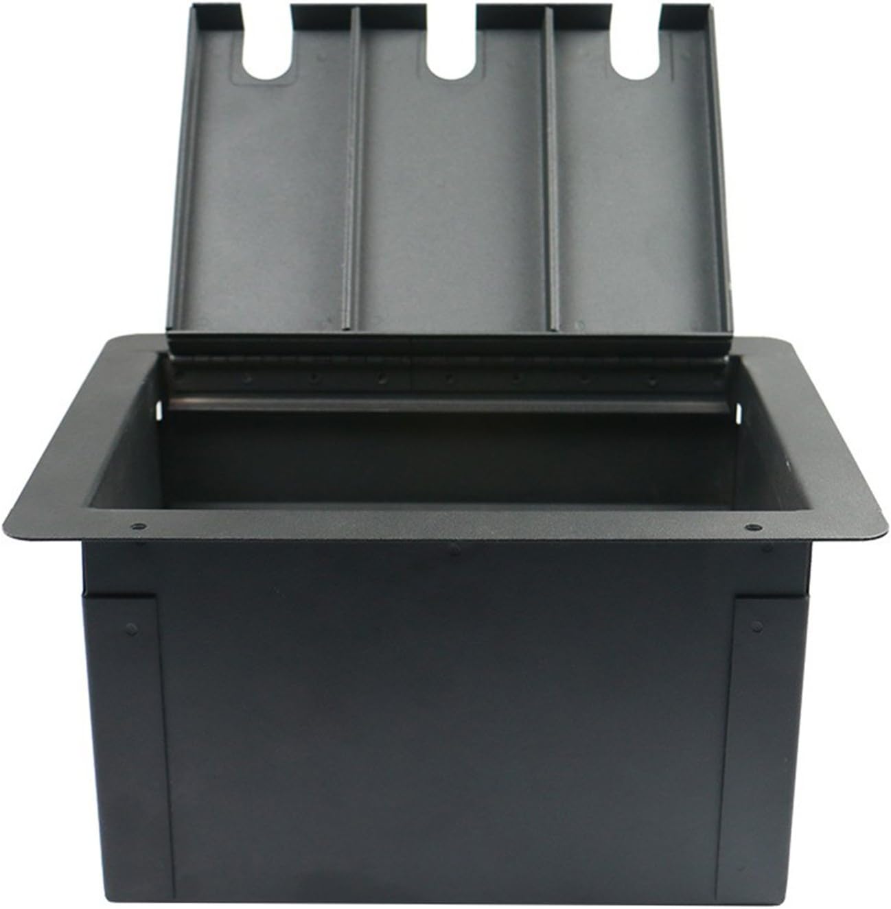 Pro Audio Stage Recessed Floor Box with 110v Electric and XLR Connections (12 XLR, Pre Wired)