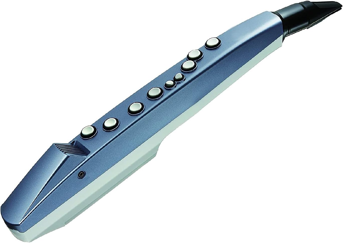 Saxophone Straight Aerophone Mini Digital Wind Instrument Blue