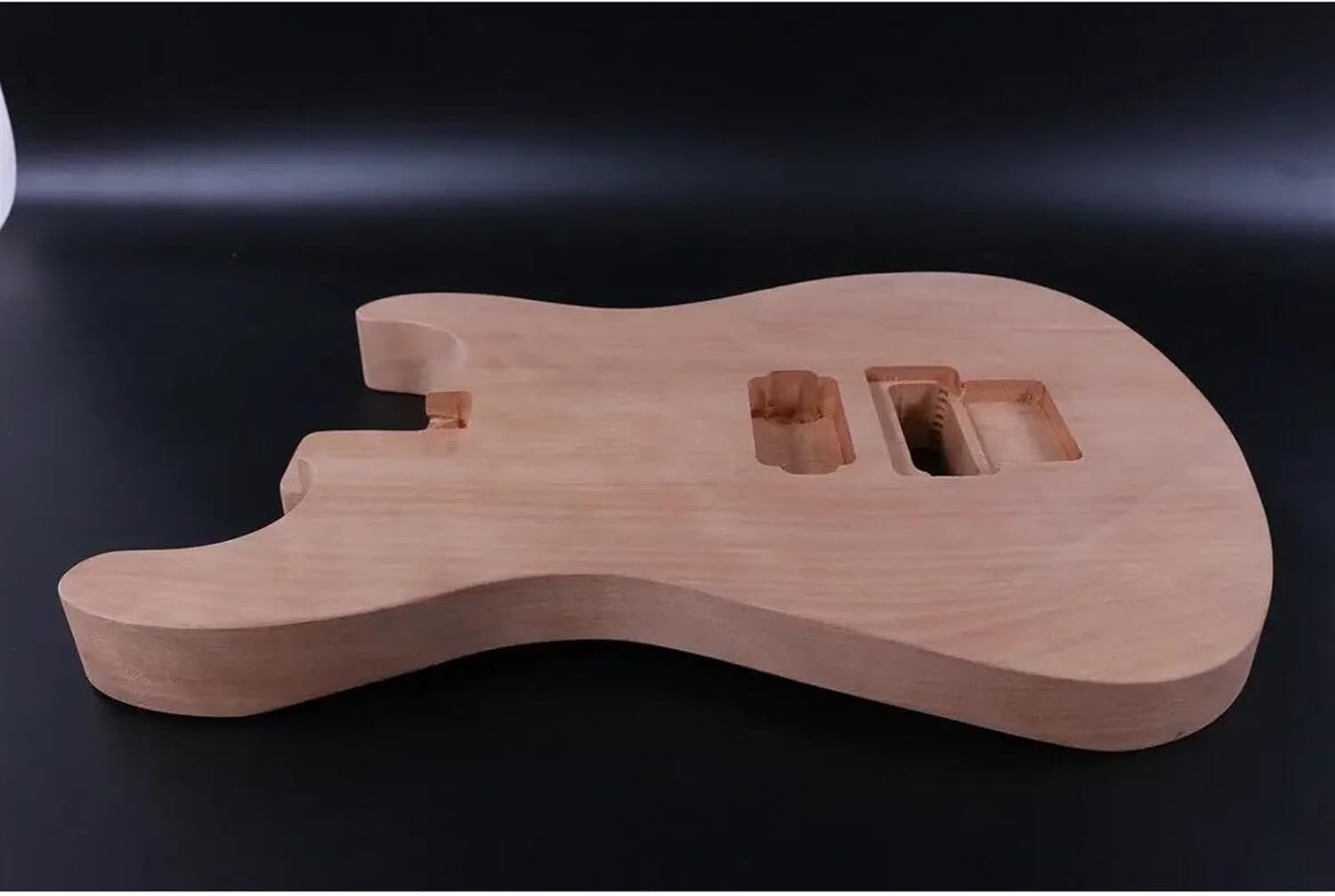 Guitar Body Guitar Replacement Parts Electric Guitar Body Solid Wood Unfinished DIY Project P90 Pickup Body Luthier Use