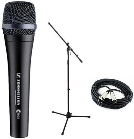 Sennheiser E935 Dynamic Handheld Vocal Mic with Stand & Cable Performance Kit