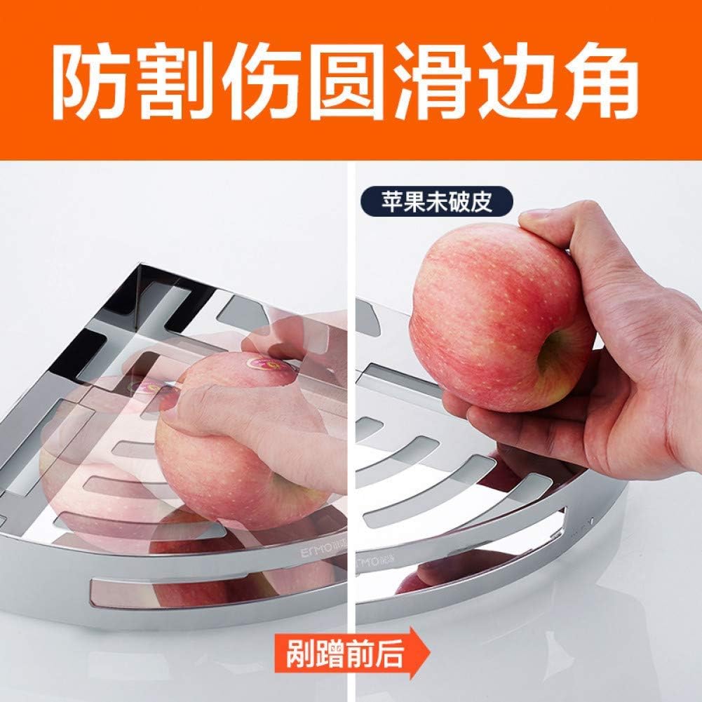 Bathroom Corner Rack Bathroom Shelf 304 Stainless Steel Silver Corner Rack Wall Mount Bathroom Pendant Shower Hardware Tripod Bathroom Accessories Storage Basket