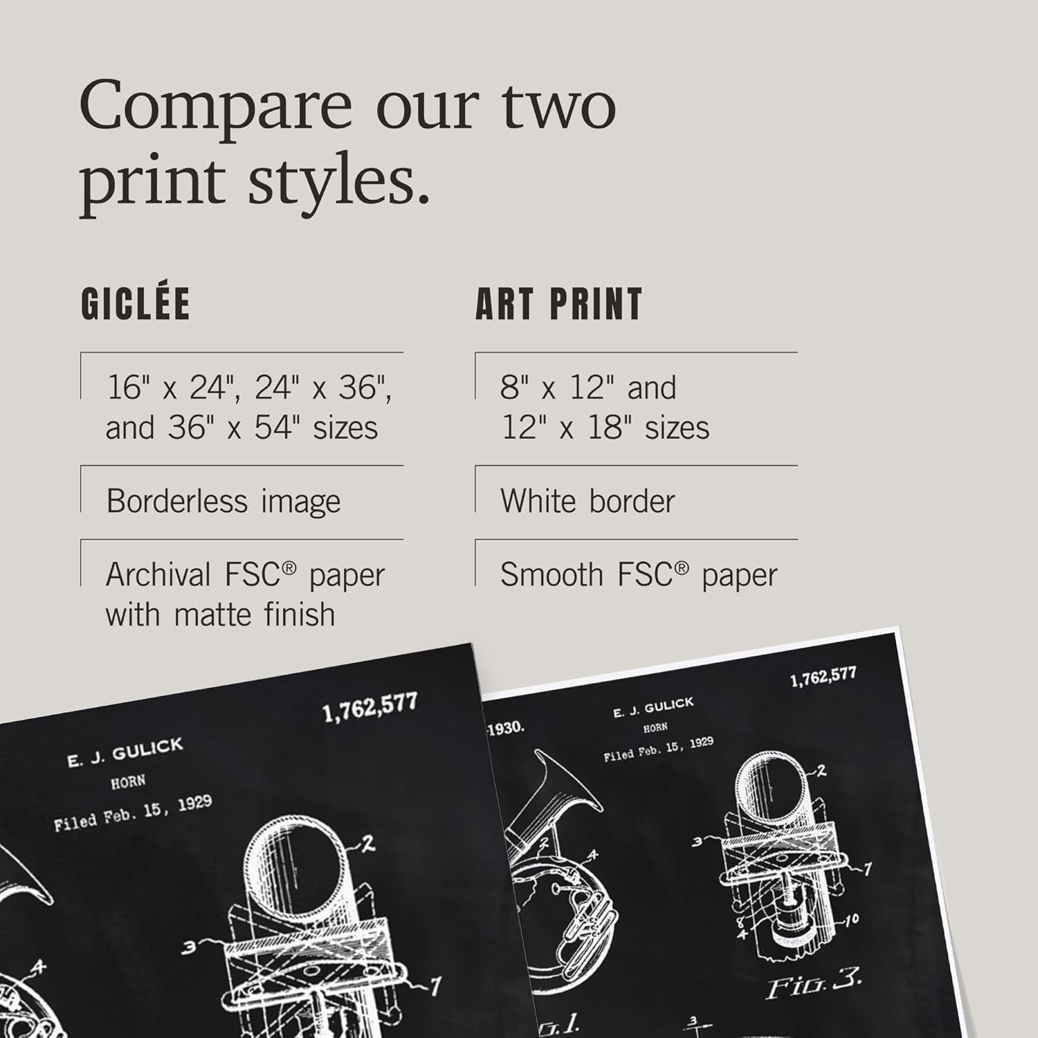 Lantern Press 36x54 Inch Giclee Print, Blackboard Patent, Sousaphone