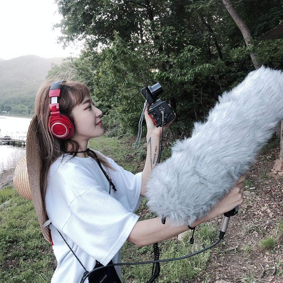 Micolive Upgrade Microphone Windshield Blimp,Windscreen Protect Cage with Shock Mount Suspension System,XLR Cable, Furry Deadcat Compatible with Rode NTG1/2/3/4/5 AT875R,Boya/MKE 600 Shotgun Mic