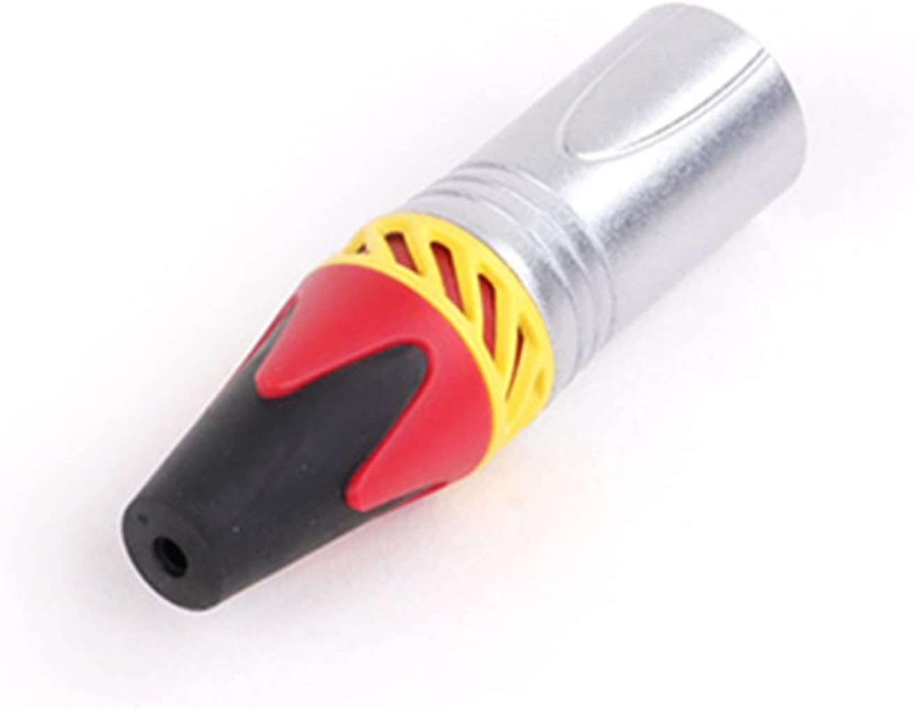 X L R Connector 3pin XLR Microphone M I C Male Plug Female Jack Adapter 6 Colors Available Cable Terminals Soldering 10Pcs (Color : D1037F-Black)