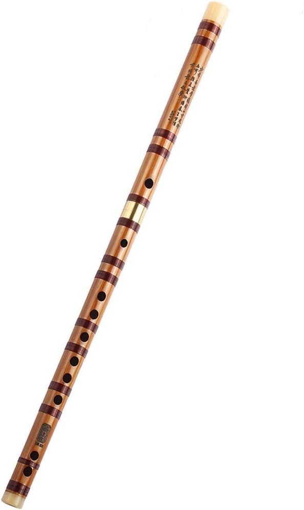 Flute Bamboo Flute Professional Woodwind Instrument C D E F G Key Chinese Flute Professional Playing C Flute Musical Instrument (Color : F Tone)