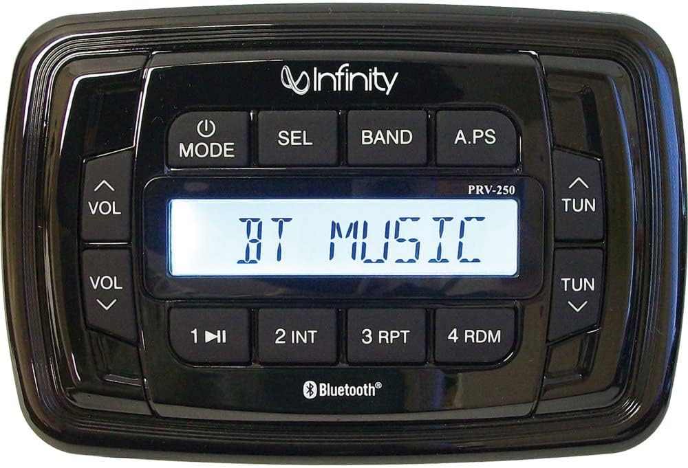 Infinity INF-PRV250 AM/FM/Bluetooth Multimedia Receiver - Receiver Only