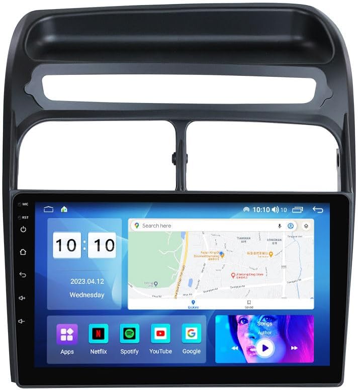 Android Car Stereo for Fiat Grande Punto Linea 2007-2012,9 inch IPS Touchscreen with Upgrade Wireless CarPlay & Android Auto,WiFi/GPS,Support SWC and Subwoofer,8-Core 8G+256G