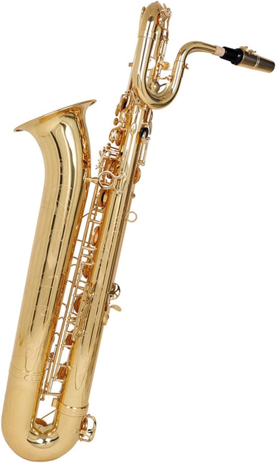 Baritone Sax E-Flat Brass Body Carving Professional Grade Examination Playing Saxophone