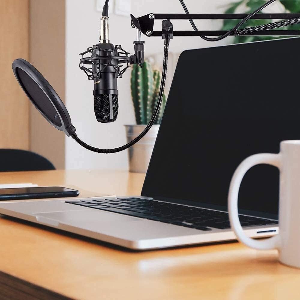 Condenser Microphone Wired Microphone Mobile Phone Universal Set Karaoke Vocal Microphone, Pink