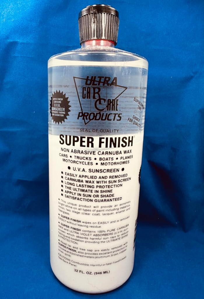 GCD Ultra Car Care Super Finish® Carnuba Wax 96oz Includes 3 x 32oz Bottles