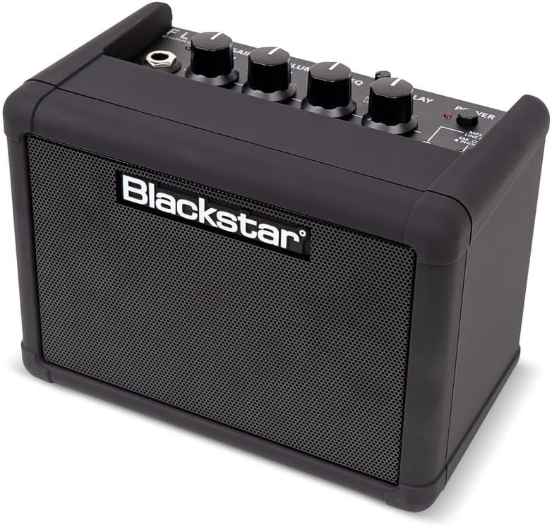 Blackstar Fly 3 - 3-watt 1x3 inch Compact Mini Guitar Amp w/ Bluetooth, USB Rechargeable Battery, and 2 Channels - Black