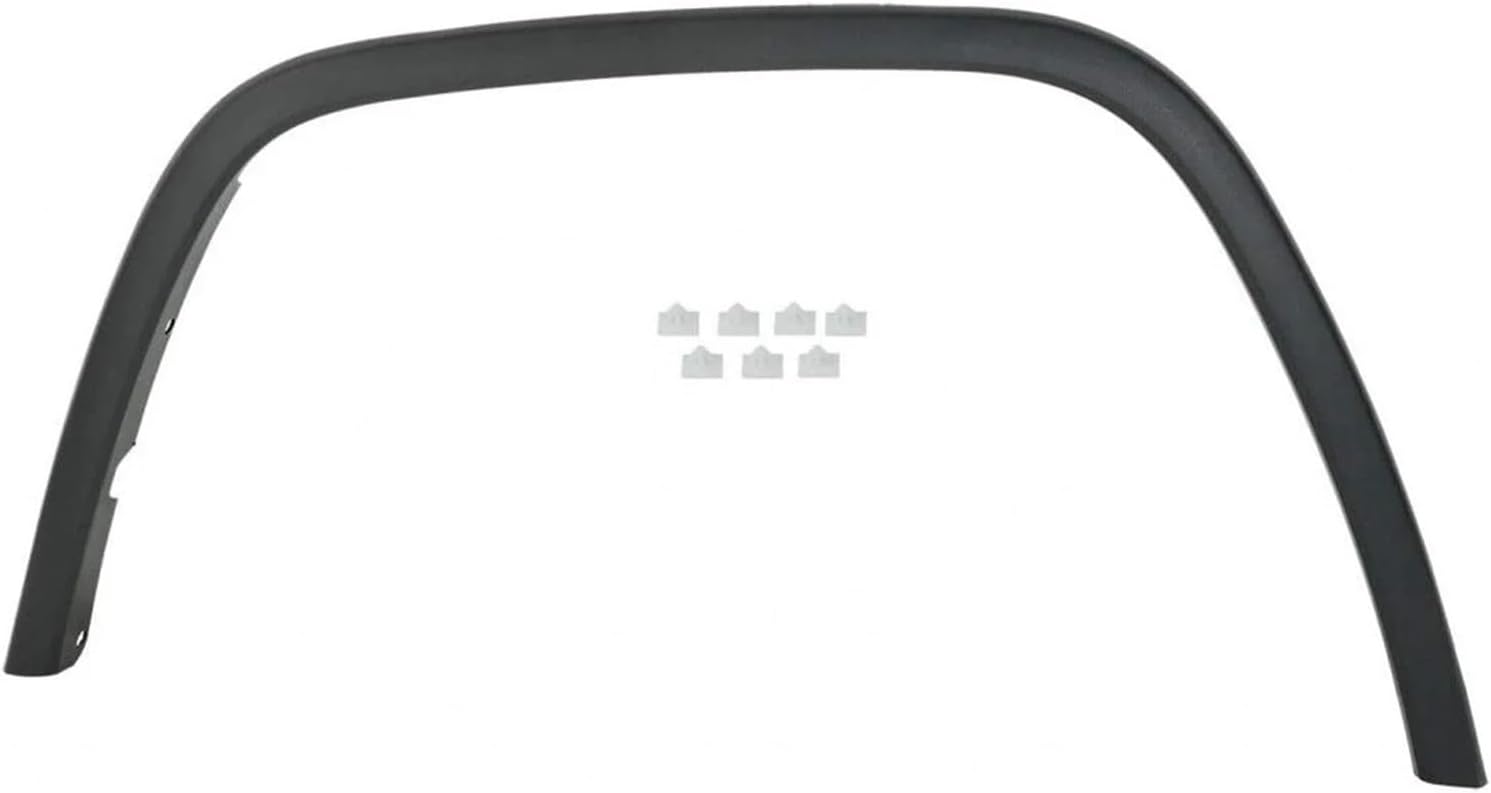 Car Front Wheel Eyebrow Arch Molding Compatible For Jeep Grand Cherokee 2011-2016 Fender Trim Left/Right 1MP39RXFAE 1MP38RXFAE Replacement(Left)