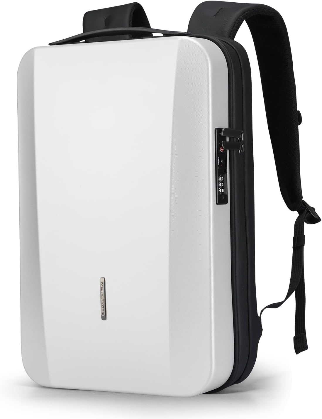 MARK RYDEN Laptop Backpack for Men, Hard Shell Anti-Theft Backpack with TSA Approved Lock and USB Charging Port, Business Backpack for Working, Commuting