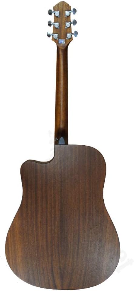 Crafter Guitars 6 String Acoustic-Electric Guitar, Right, Natural (HD100-CE-N)