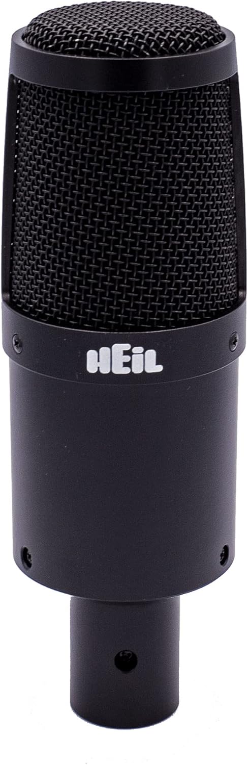 Heil PR 30 Dynamic XLR-Microphone for Video Podcast, Live Sound, Instrumentals, Recording, and Broadcast, Wide Frequency Response, Smooth Sound, Superior Rear Noise Rejection - Black