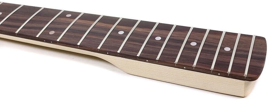 Maple Bass Guitar Neck 32inch Rosewood Fretboard Dot Inlay DIY Guitar 22Fret