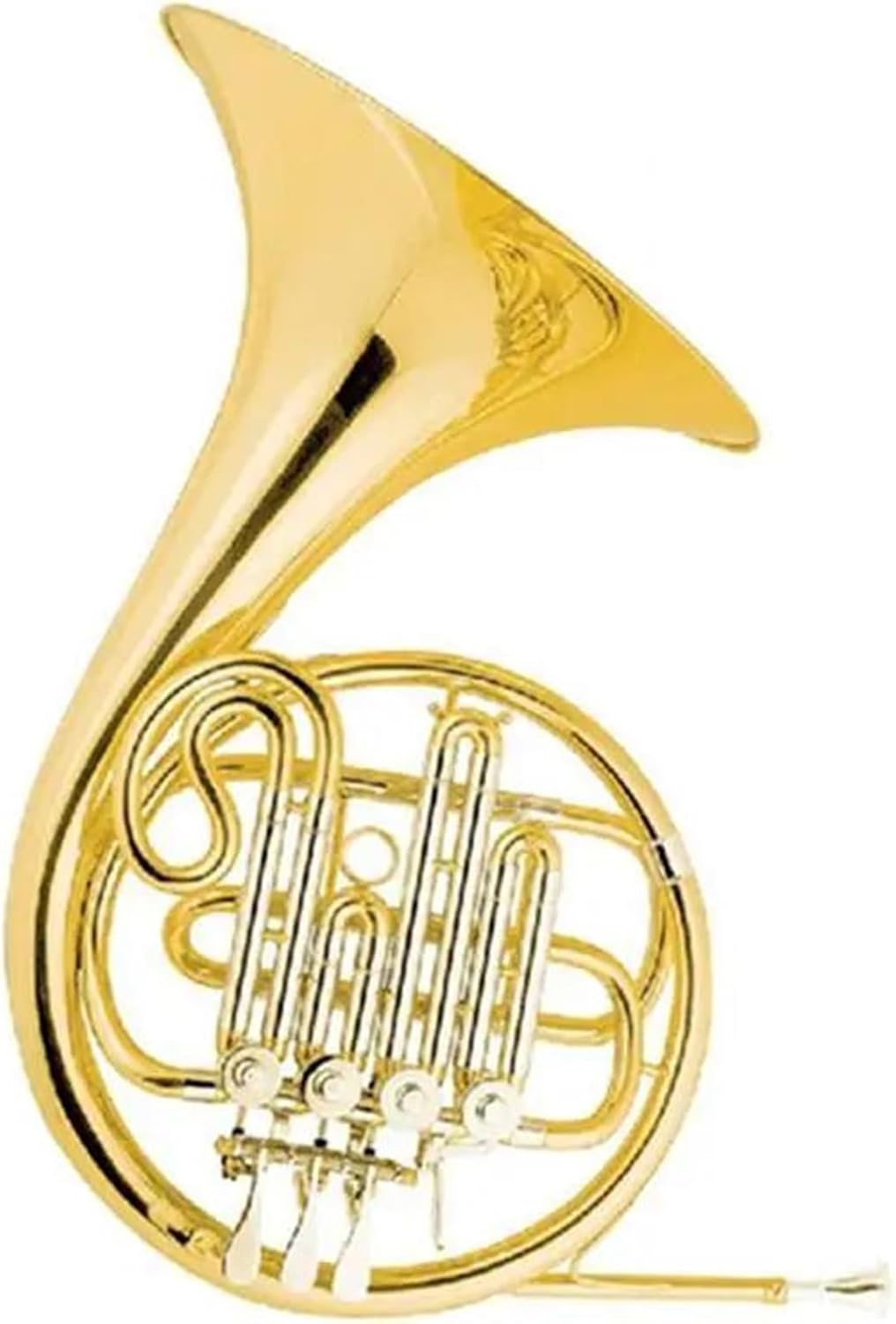 Brass French Horn Professional French Horn 4-Key Separated Stainless Steel Piston