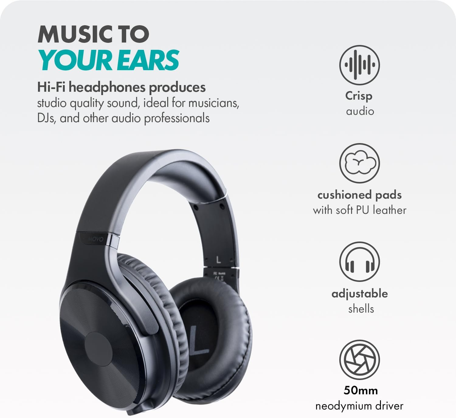 Movo PodKit2AH Podcast Equipment Bundle for 2 Condenser Microphone Kit with MDX-1 2x2 USB-C Audio Interface and Articulating Scissor Arm Mic Stand (with Headphones)