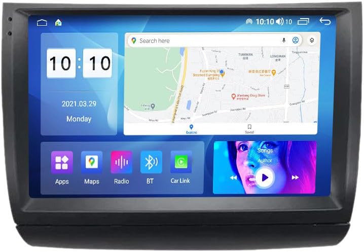 Android Car Stereo for Toyota Prius 20 2003-2009,9 inch IPS Touchscreen with Upgrade Wireless CarPlay & Android Auto,WiFi/GPS,Support SWC and Subwoofer,8-Core 8G+256G