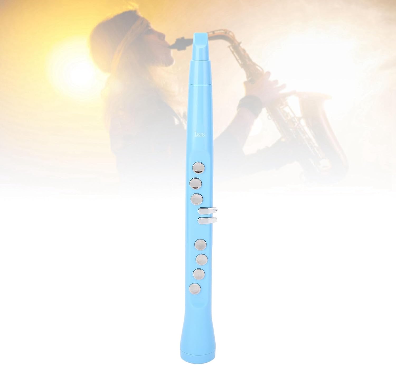 Portable Electric Wind Instrument HD Display Saxophone with 99 Tones, Removable Mouthpiece for Amplifier or Headphone Connection