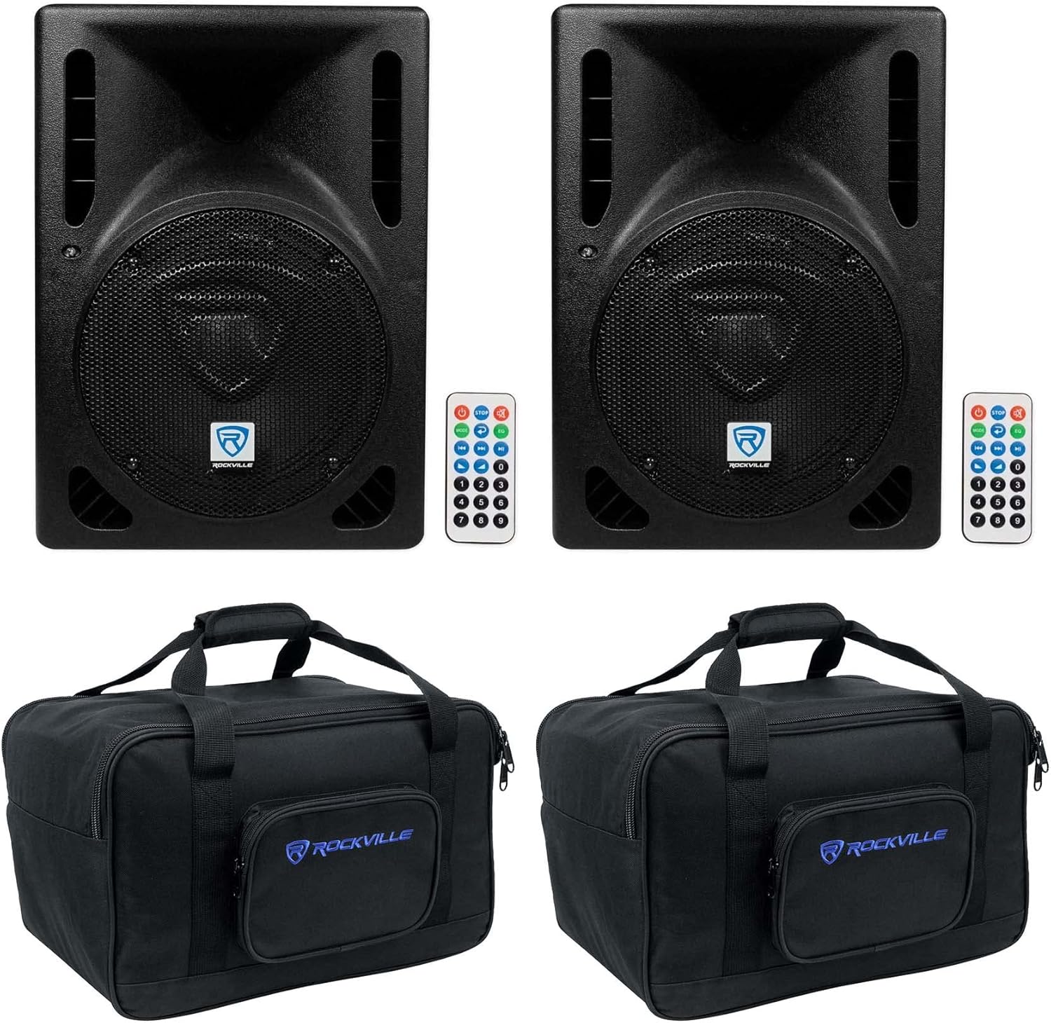 Rockville RPG8BT V2 Bundle: (2) 8