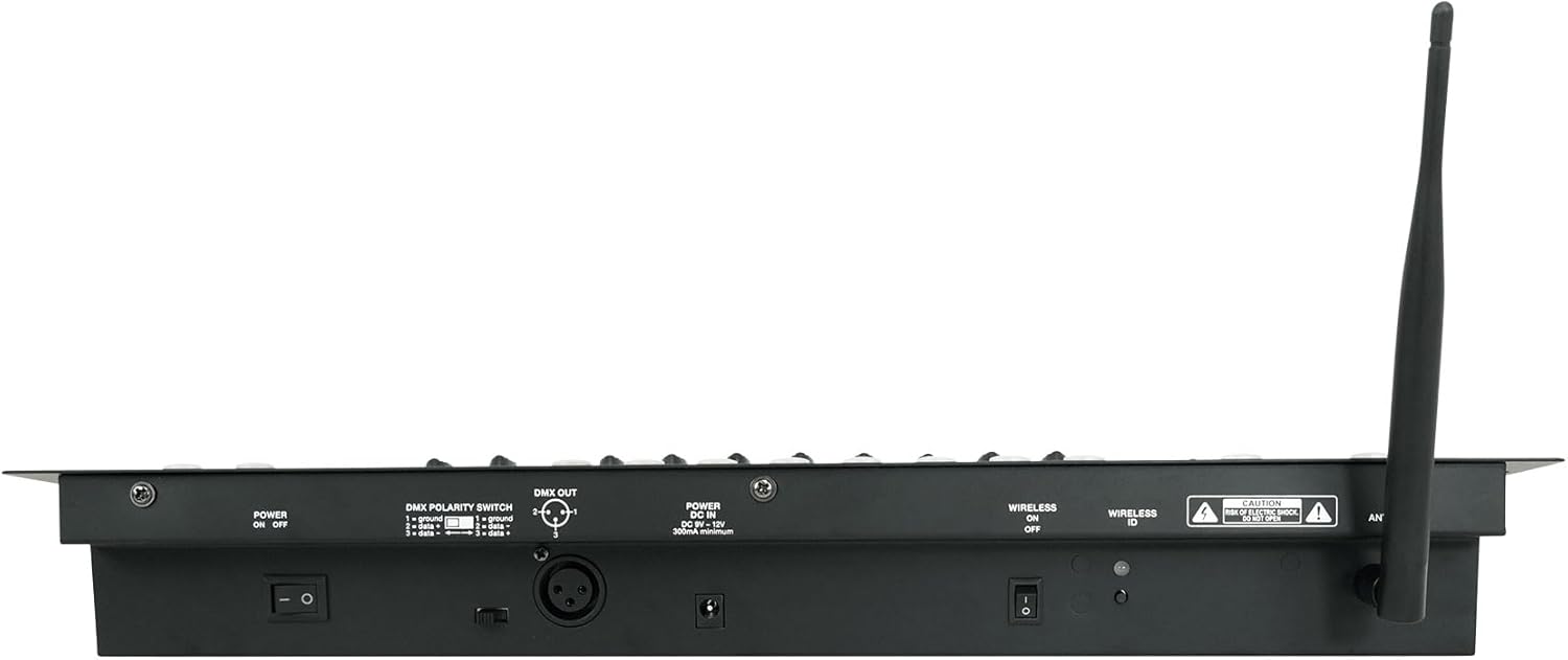 Rockville Best PAR H2O Bundle: (4) IPX54 Water Resistant RGBWA+UV Indoor/Outdoor Battery Par Lights, (2) RLB40 Padded Bags, ROCKFORCE W2 192-Channel Wireless DMX Lighting Controller, 7-Items