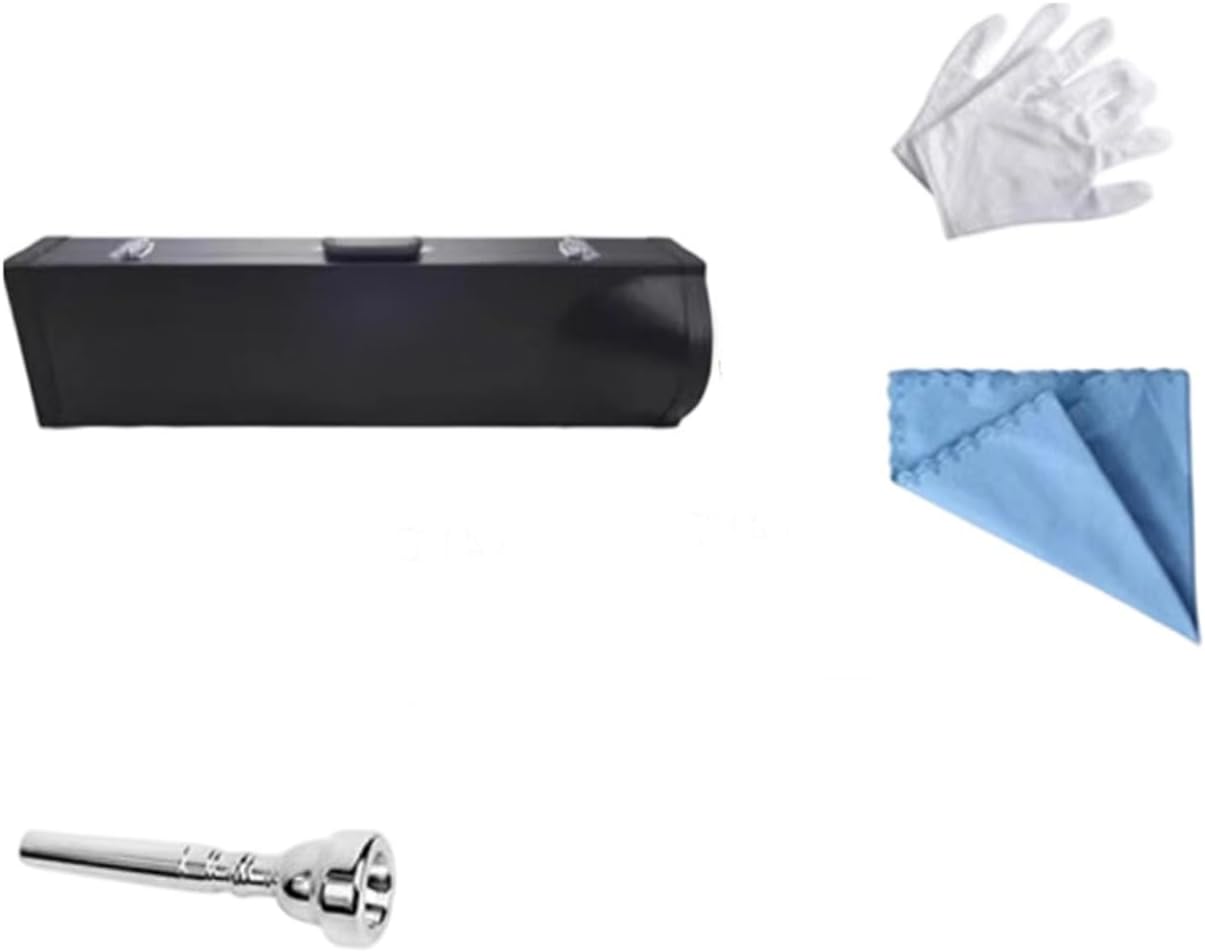 Adult Trombone Instrument Trombone Medium Pitched Instrument B Flat Gold Suitable For Beginners(1)