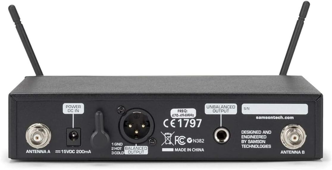 SAMSON Airline 99 Wireless Headset Microphone Fitness System 4 Yoga/Spin K Band