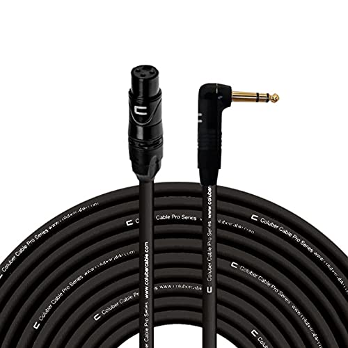 Balanced XLR Cable Female to Right Angle 1/4