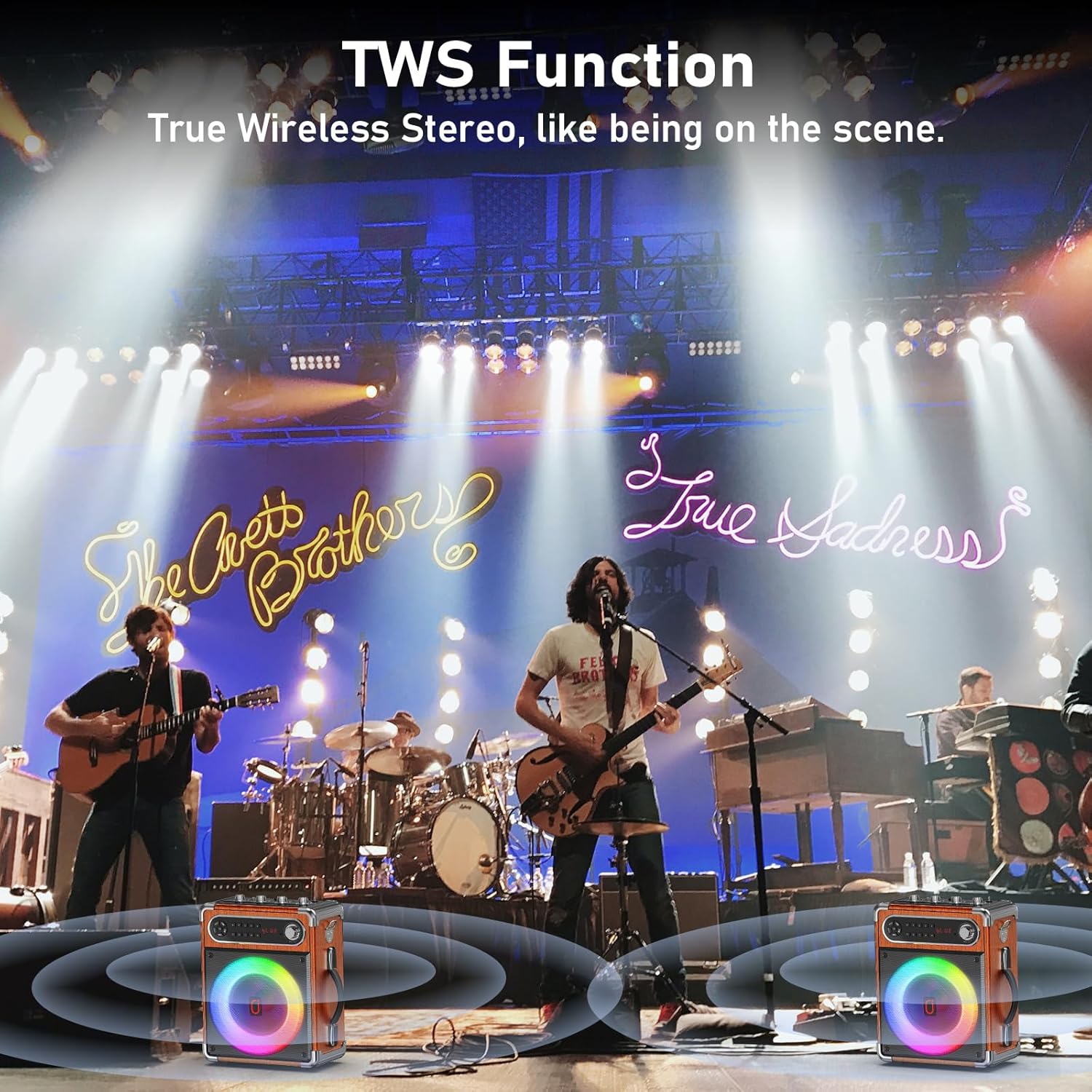 Karaoke Machine with 2 Wireless Microphones,【Upgraded 6.5