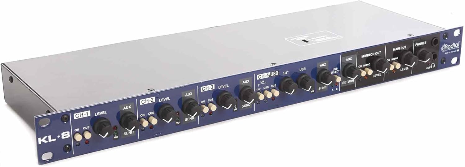 Radial KL-8 Rackmount Keyboard Mixer