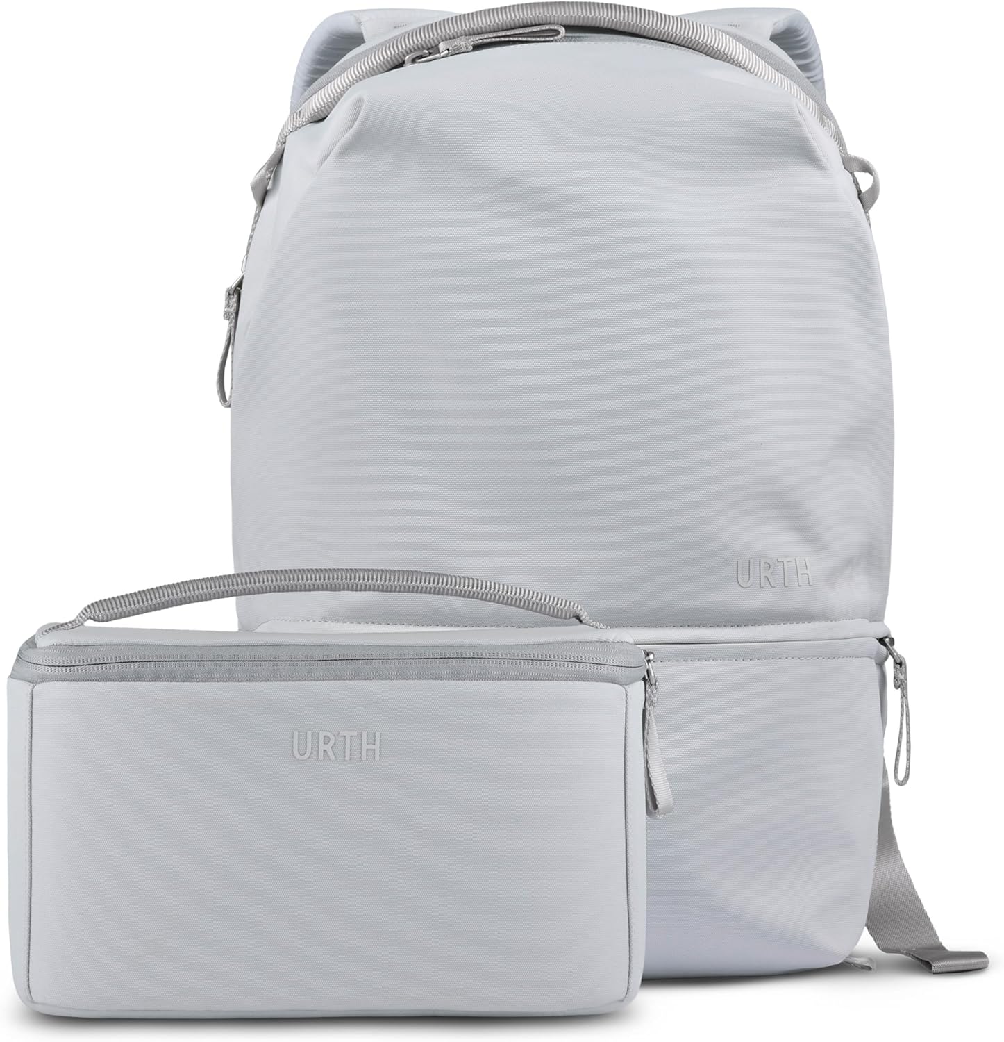 Urth Arkose 20L Modular Backpack + 3.7L Camera Insert - Water Resistant, Anti-Theft, Recycled Bag for DSLR/SLR/Mirrorless, 13-16 Inch Laptop in Ash Grey