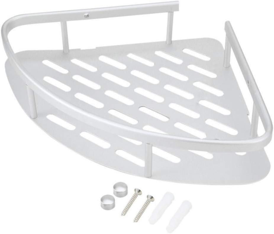 Bathroom Corner Stand Aluminum Bathroom Corner Shelf Shower Wall Mount Corner Shelf Holder Bathroom Accessories Storage Organizer Tool Storage Basket