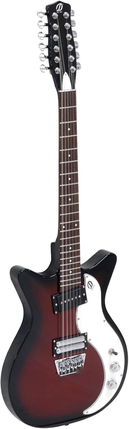 Danelectro 59X 12 String Red Burst, D59X12-REDB