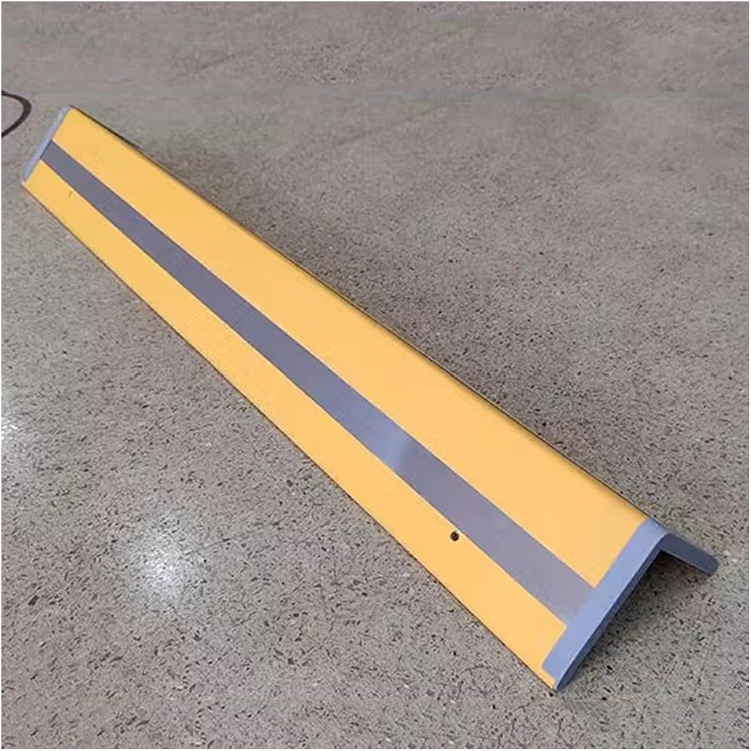 Rubber Corner Protector Car Parking Protector Wall Corner Guard for Parking Garages,1cm Thick PU Column for Warehouse(Yellow,15pcs)