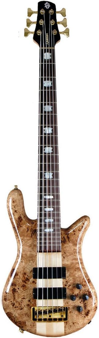Spector Euro6LX EX Bass Guitar (Poplar Burl, Clear Gloss)