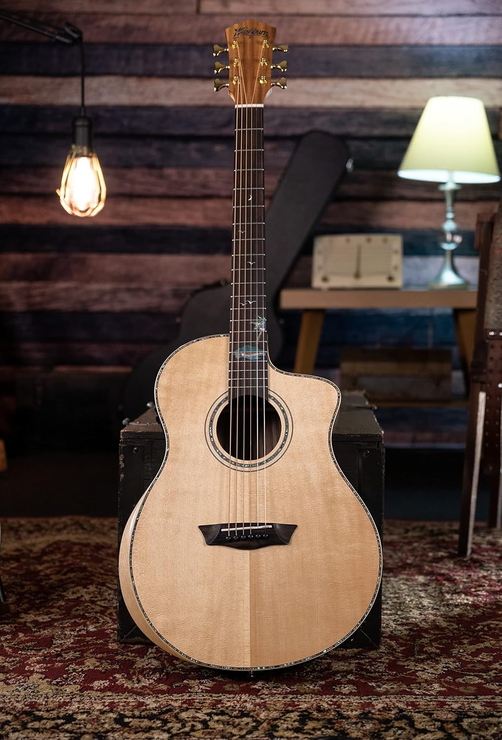 Washburn Bella Tono Allure SC56S Acoustic-Electric Guitar (BTSC56SCE-D)