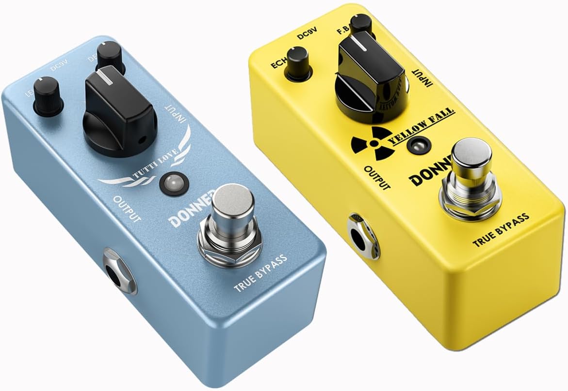 Donner Delay and Chorus Pedals for Electric Guitar