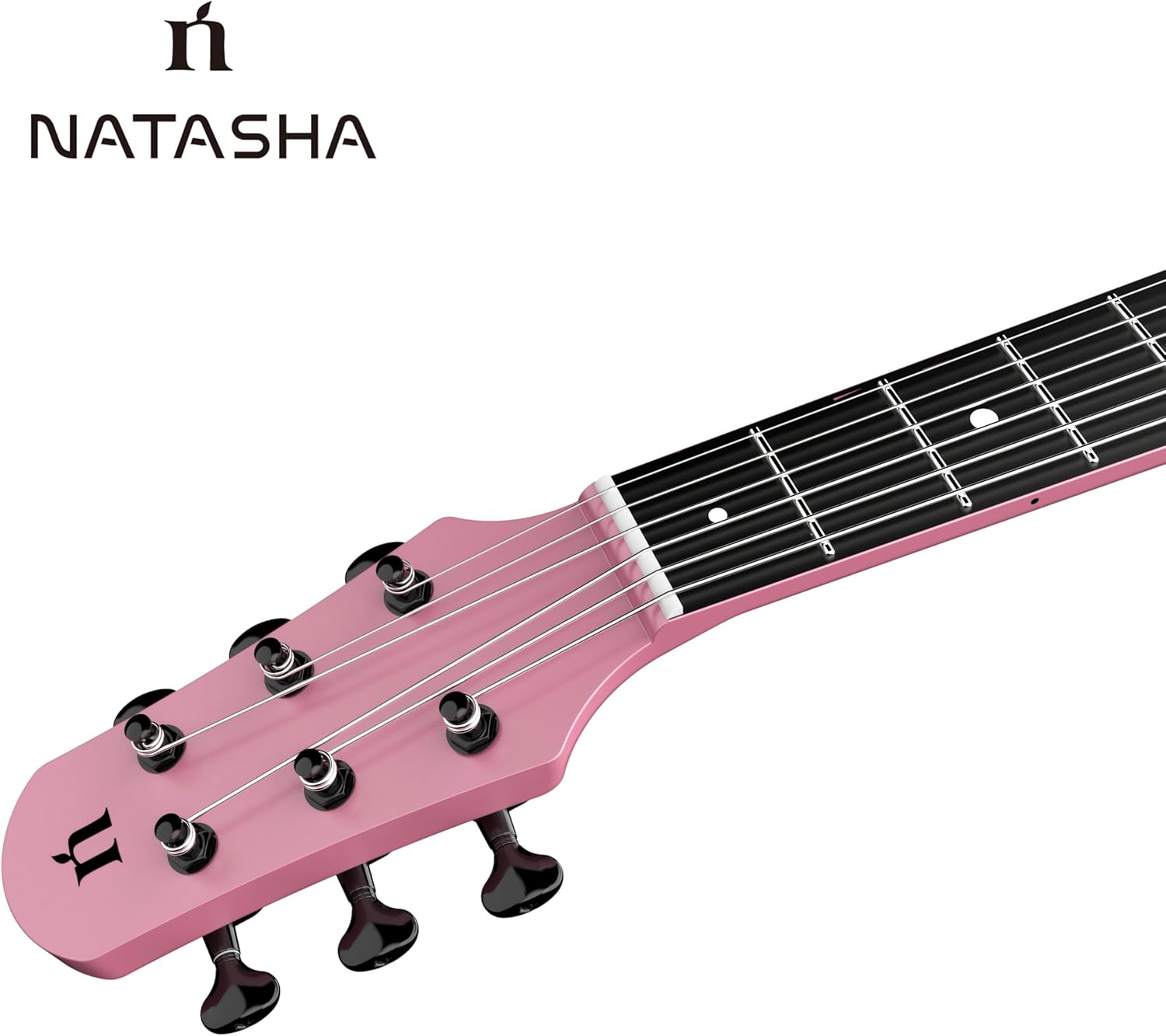 Natasha Asteroid Carbon Fiber 38-inch Folk Guitar（Cherry Blossom Pink）,Acoustic Guitars/Travel Guitars,Integrated Casting With Carbon Fiber Composite Material, light and portable