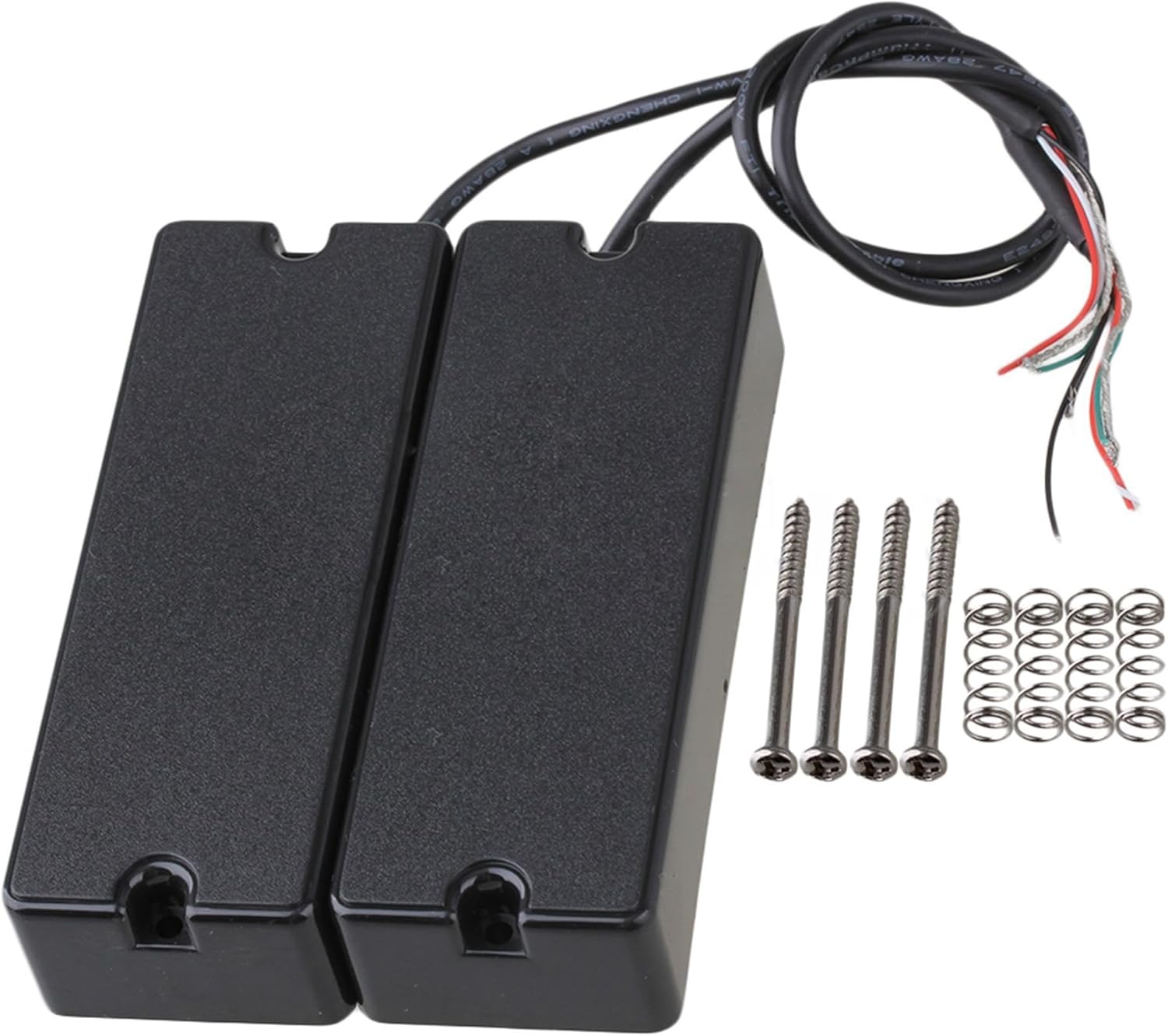 Humbucker Electric Bass Guitar Neck and Bridge Pickup Set for 5 String Bass Guitar DIY Parts