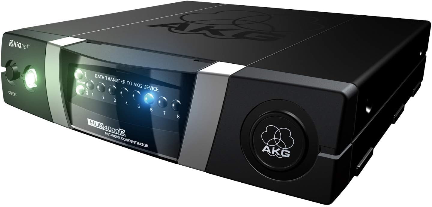 AKG Pro Audio HUB 4000 Q HiQ Net Ethernet Interface - Supports DMS700, WMS4000/4500 and IVM4/4500 (Model: 2999H00150)
