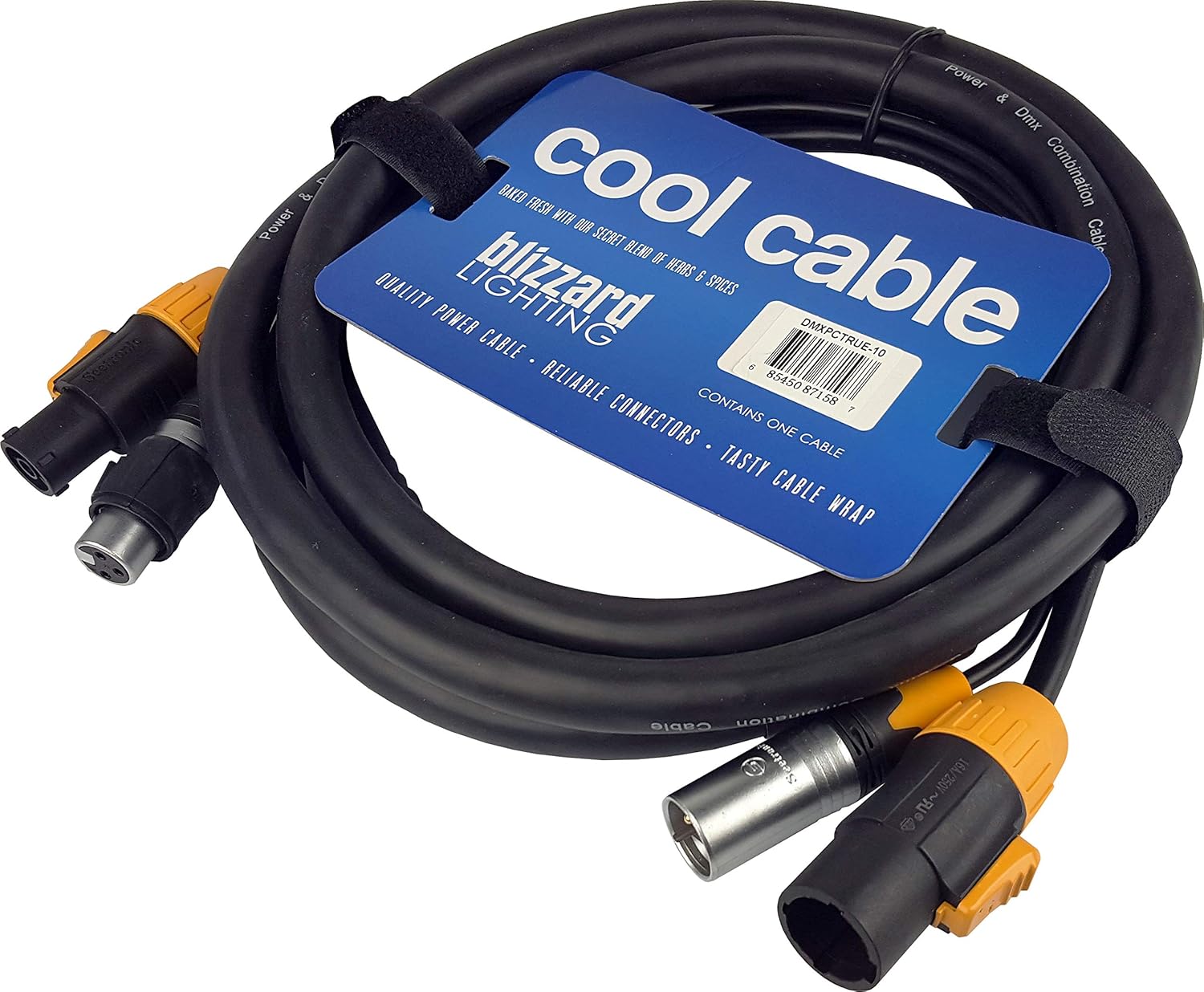 Blizzard Lighting Cool Cables True1 Compatible + DMX Combo (10ft/3-pin)