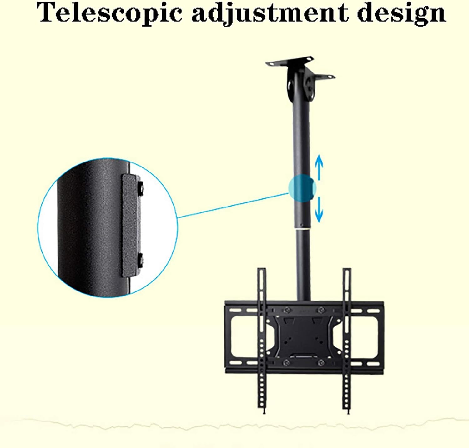 TV Stand Tv Wall Mount TV Ceiling Mount Adjustable Bracket, Fits Most 32-65