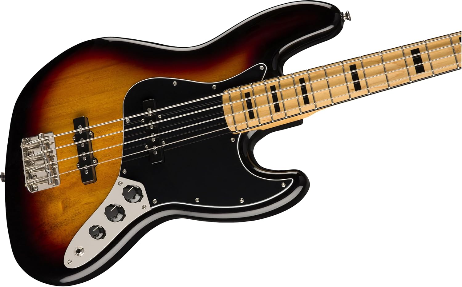 Squier Classic Vibe 70s Jazz Bass, 3-Color Sunburst, Maple Fingerboard