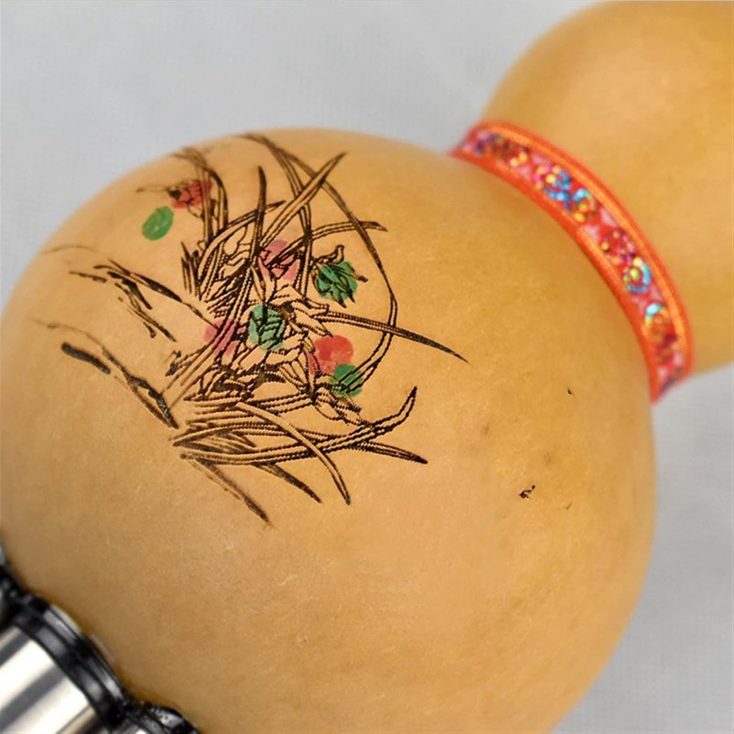 FLFL Hulusi 1 Pcs Hulusi C Or BB Key Optional Three-Tone Hulusi Flute Performance School Instrument (Color : D)