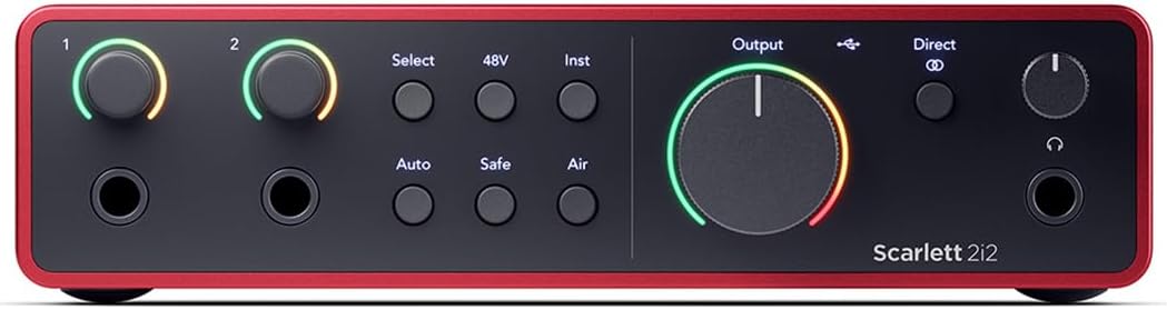 Focusrite Scarlett 2i2 Studio 3rd Generation USB Interface - Bundle With, Samson 28
